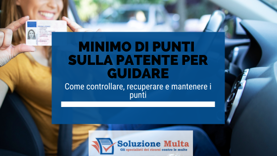 Minimo di punti sulla patente per guidare